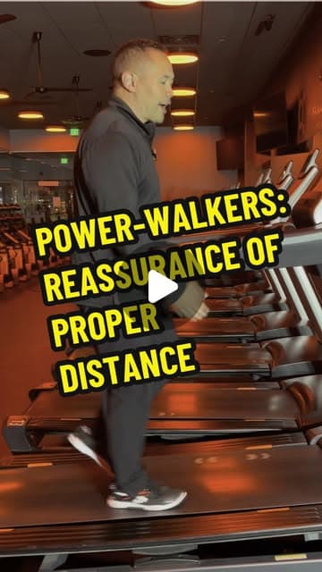 Power-walkers Reassurance of Proper (Safe) Distance