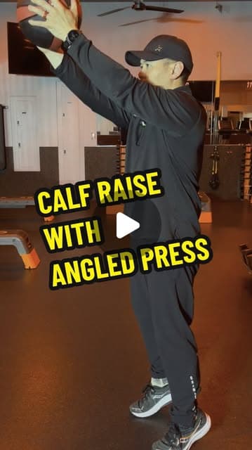 Calf Raise with Angled Press