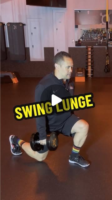 Dumbbell Swing Lunge