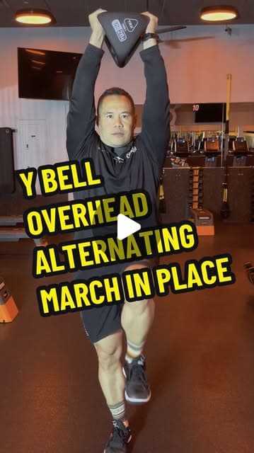 YBell Overhead Alternating March in Place