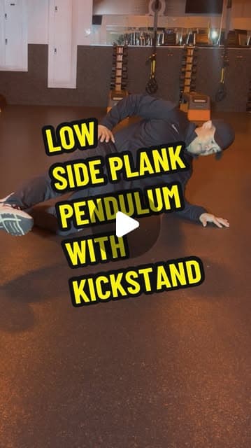 Low Side Plank Pendulum with Kickstand
