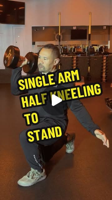 Single Arm Half Kneeling to Stand