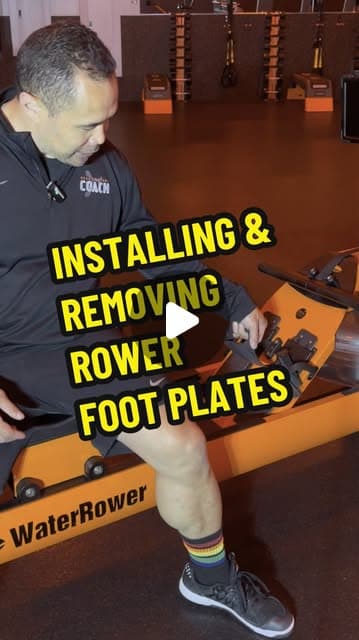 Installing & Removing Rower Foot Plates