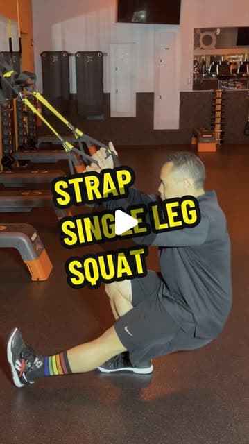 Strap Single Leg Squat