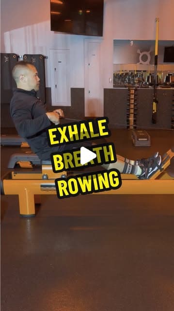 Exhale Breath on the Rower