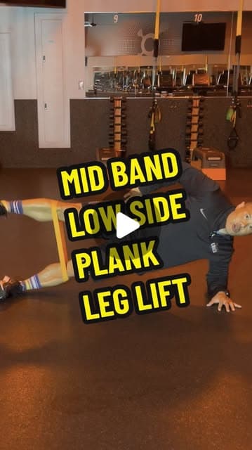 Mid Band Low Side Plank Leg Lift