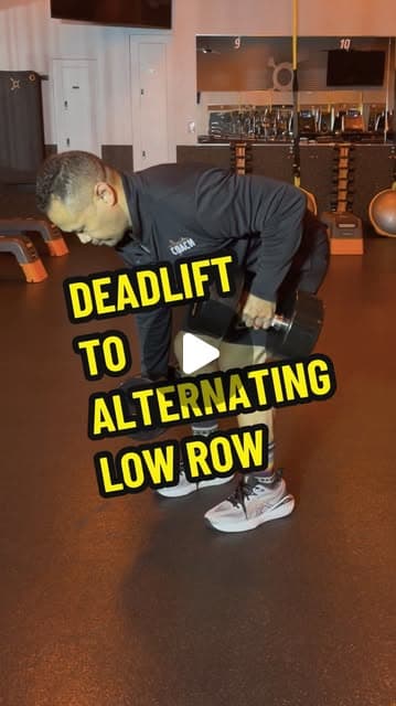 Deadlift to Alternating Low Row