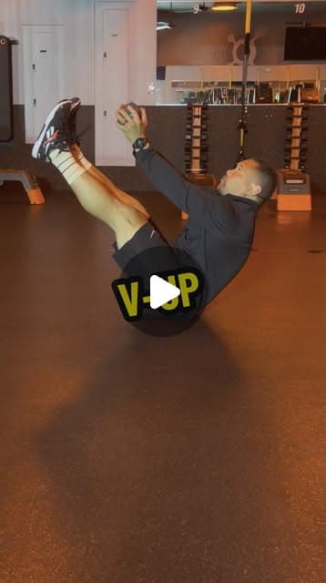 Dumbbell Full V-Up