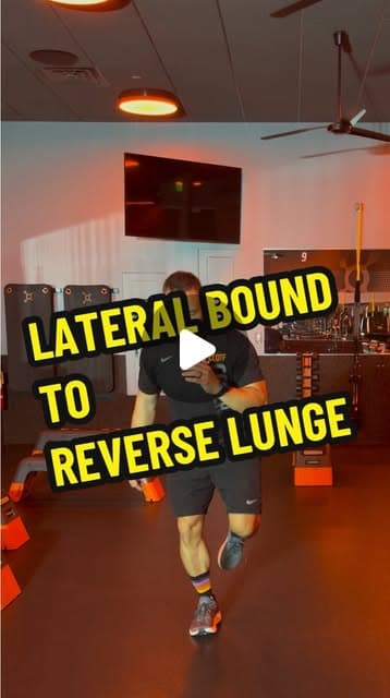 Lateral Bound to Reverse Lunge