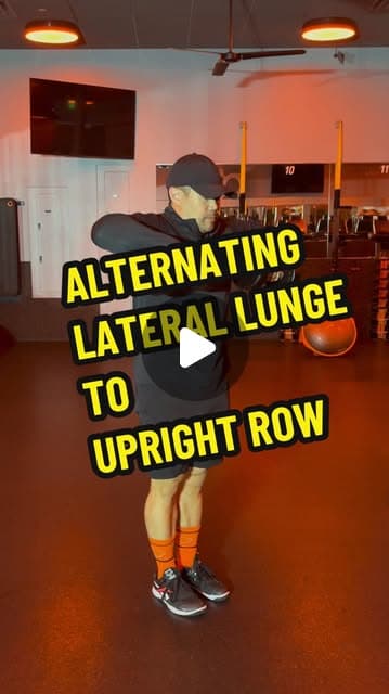 Alternating Lateral Lunge to Upright Row