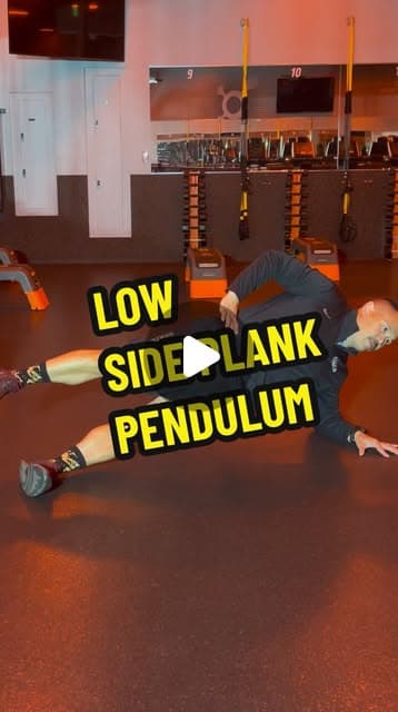 Low Side Plank Pendulum