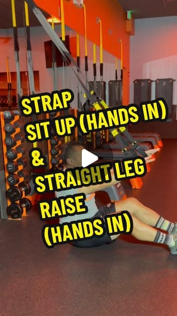 Strap Sit Up (Hands in) & Strap Straight Leg Raise (Hands in)