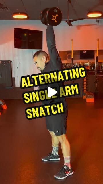 Alternating Single Arm Snatch