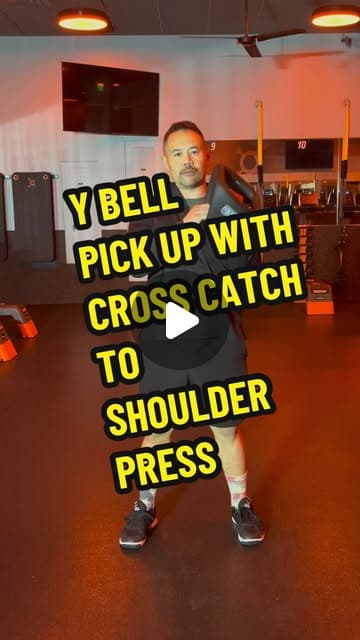 Y Bell Pick Up with Cross Catch to Shoulder Press