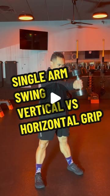 Single Arm Swing; Vertical vs Horizontal Grip