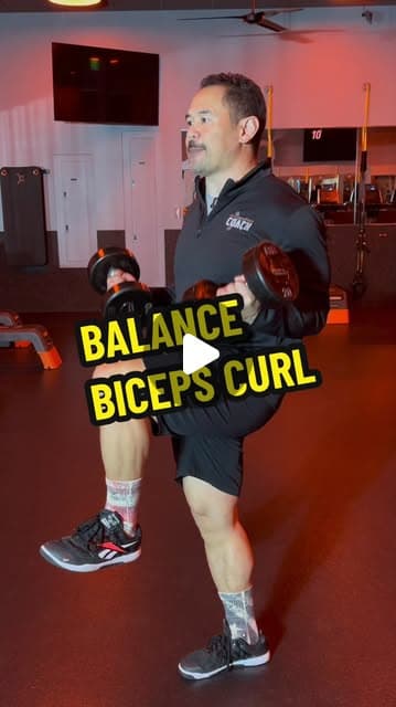 Balance Biceps Curl