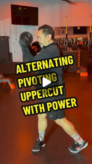 Alternating Pivoting Uppercut with Power