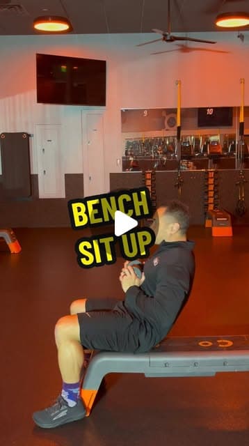 Dumbbell Bench Sit Up