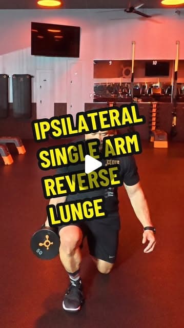Ipsilateral Single Arm Reverse Lunge