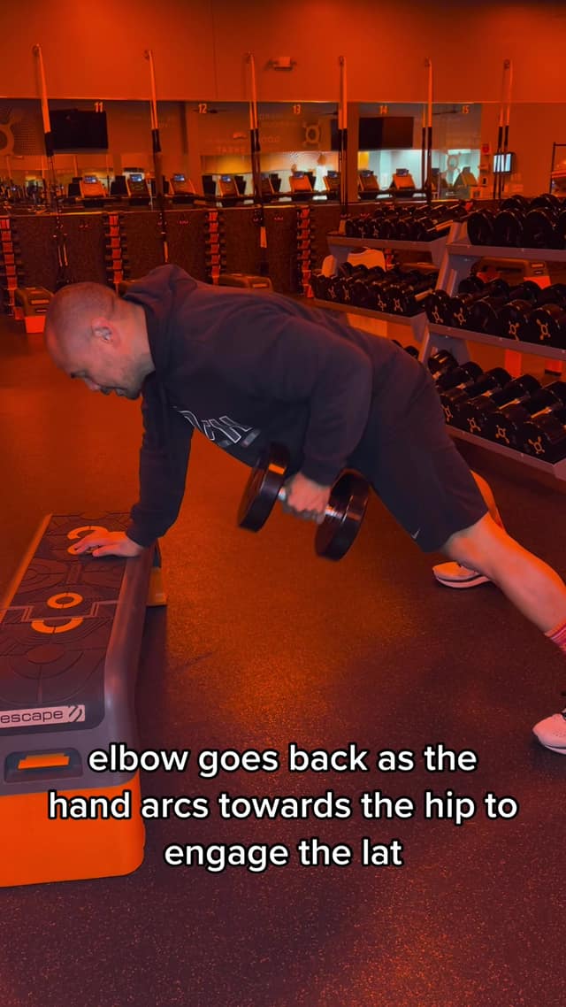 Bench High-Plank Single-Arm Low Row TikTok preview