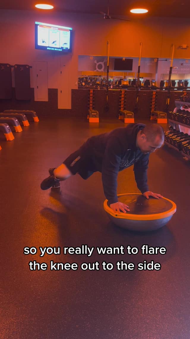 BOSU High-Plank Wide Knee Drive TikTok preview