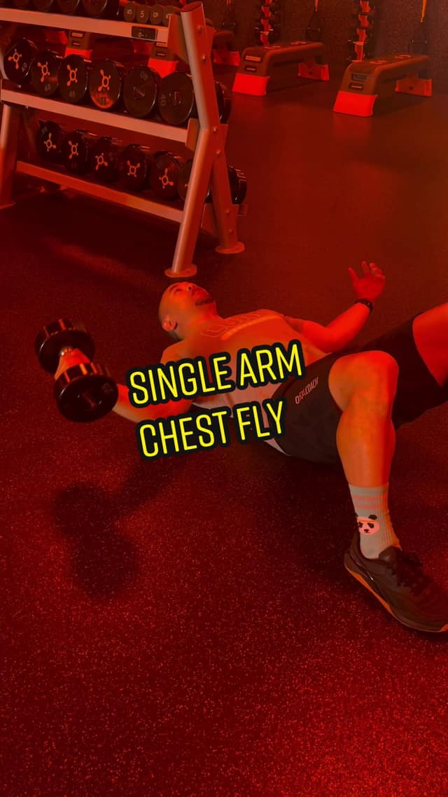 Floor Single-Arm Chest Fly TikTok preview