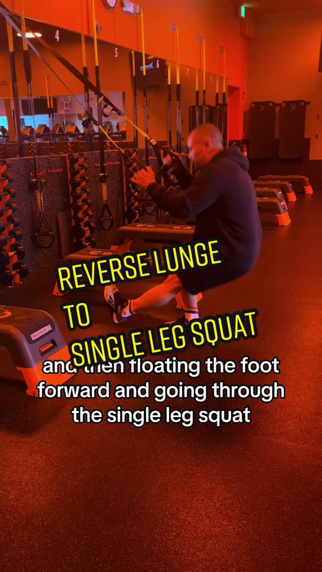 Strap Reverse Lunge to Single-Leg Squat TikTok preview