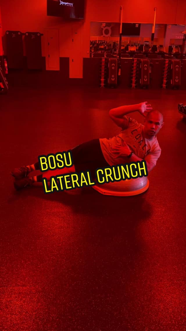 BOSU Lateral Crunch TikTok preview