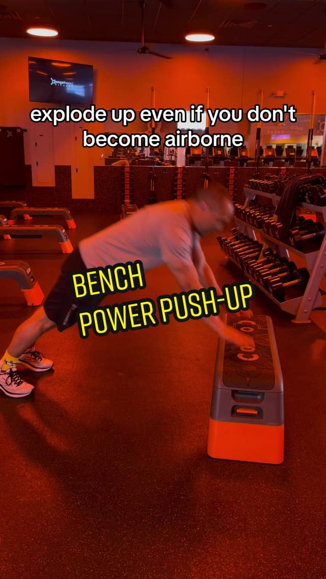 Bench power push up TikTok preview