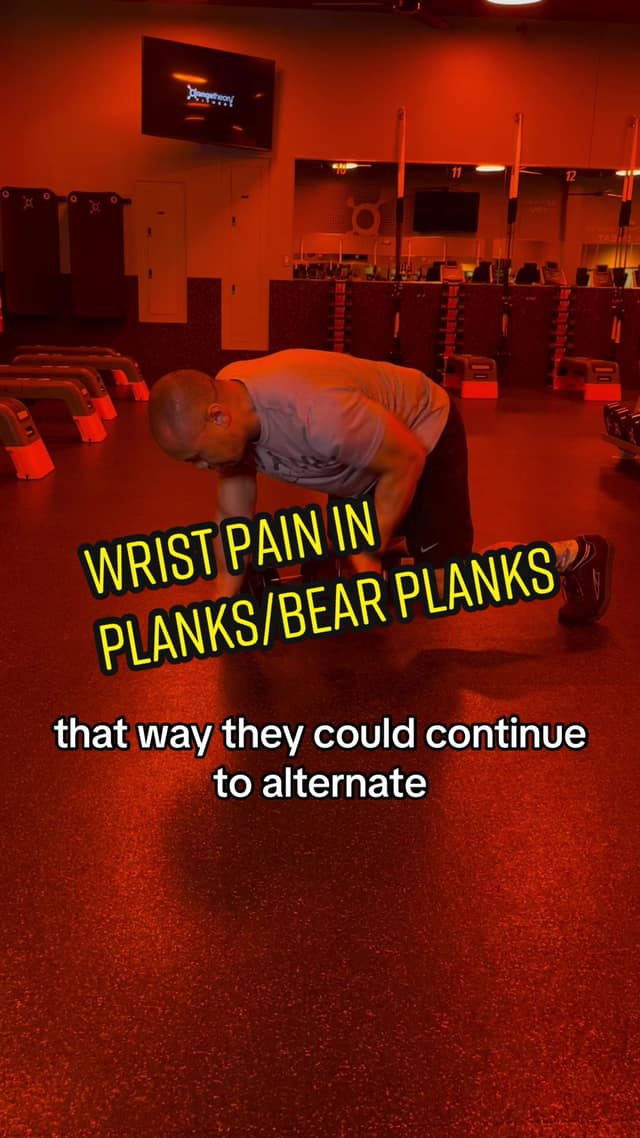 Wrist-Friendly Plank Low Rows TikTok preview