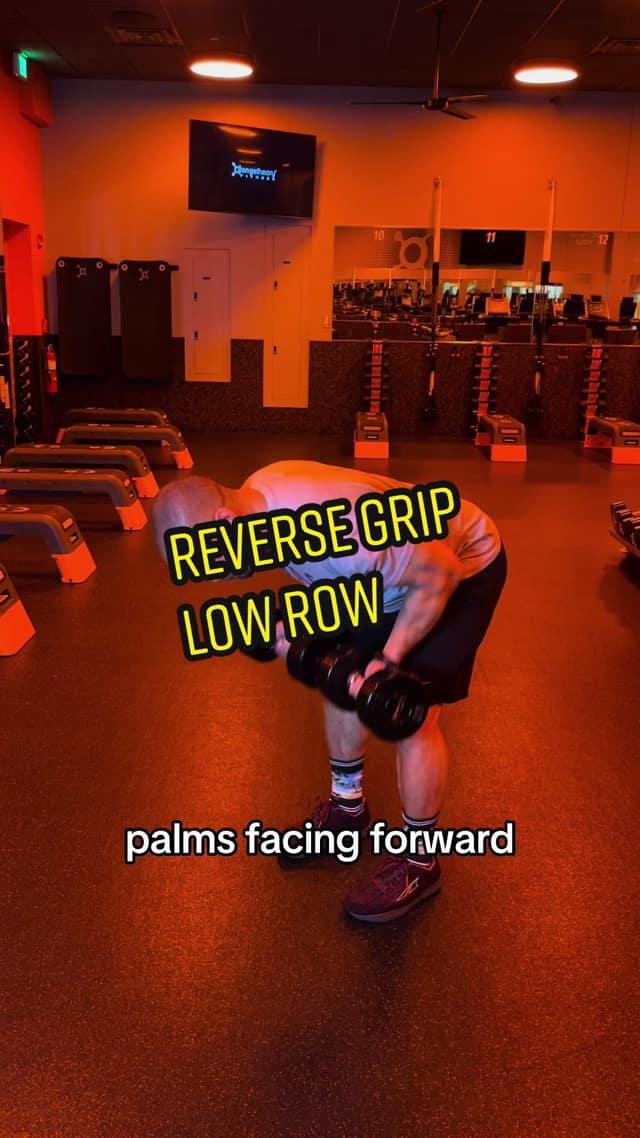 Reverse-Grip Low Row TikTok preview