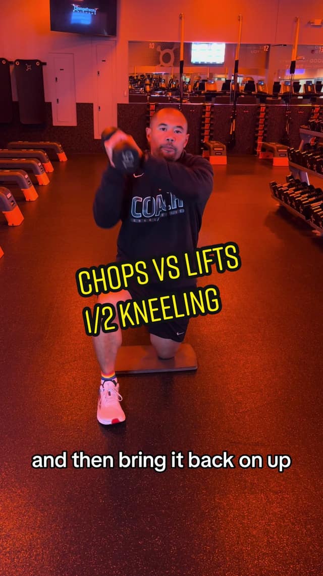 Half-Kneeling Chops vs. Lifts TikTok preview