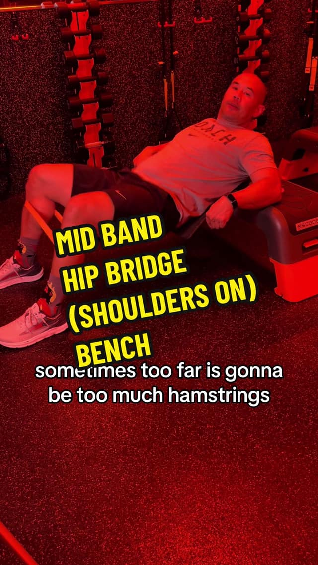 Mid band hip bridge with shoulders on TikTok preview