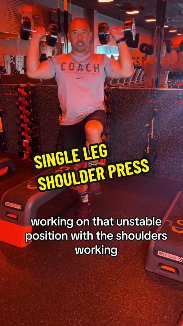 Single Leg Shoulder Press TikTok preview