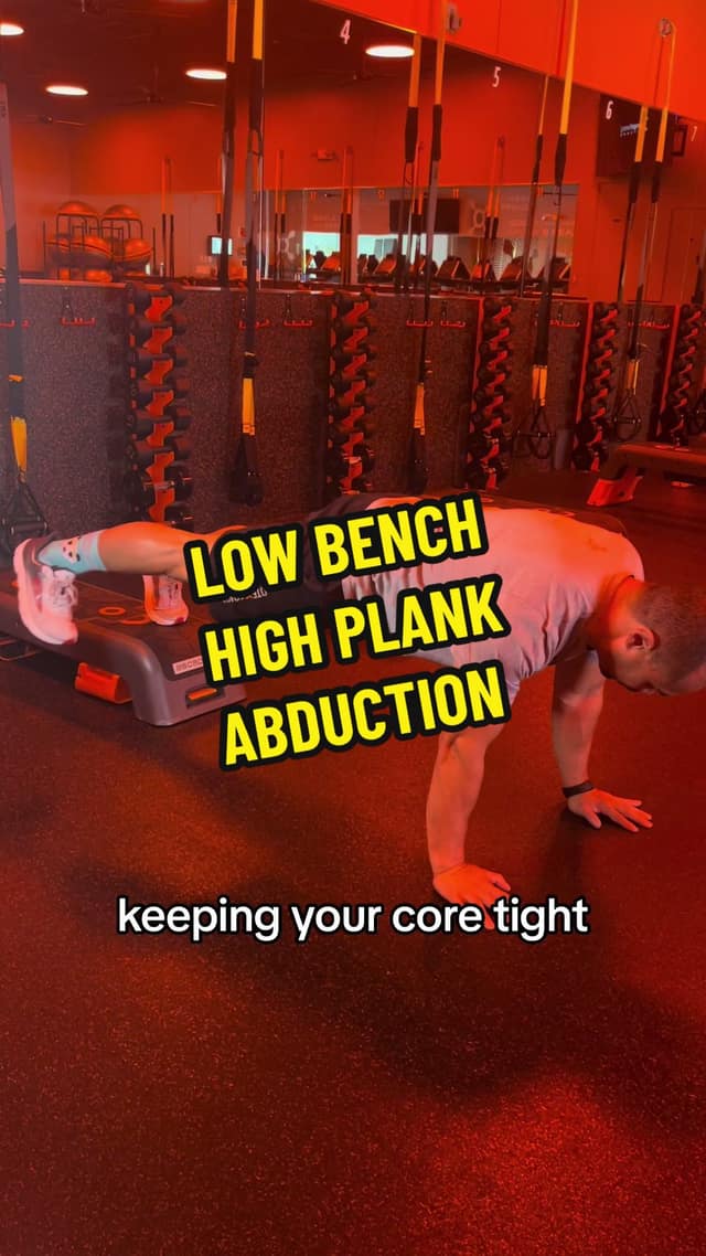 Low Bench High Plank Abduction TikTok preview