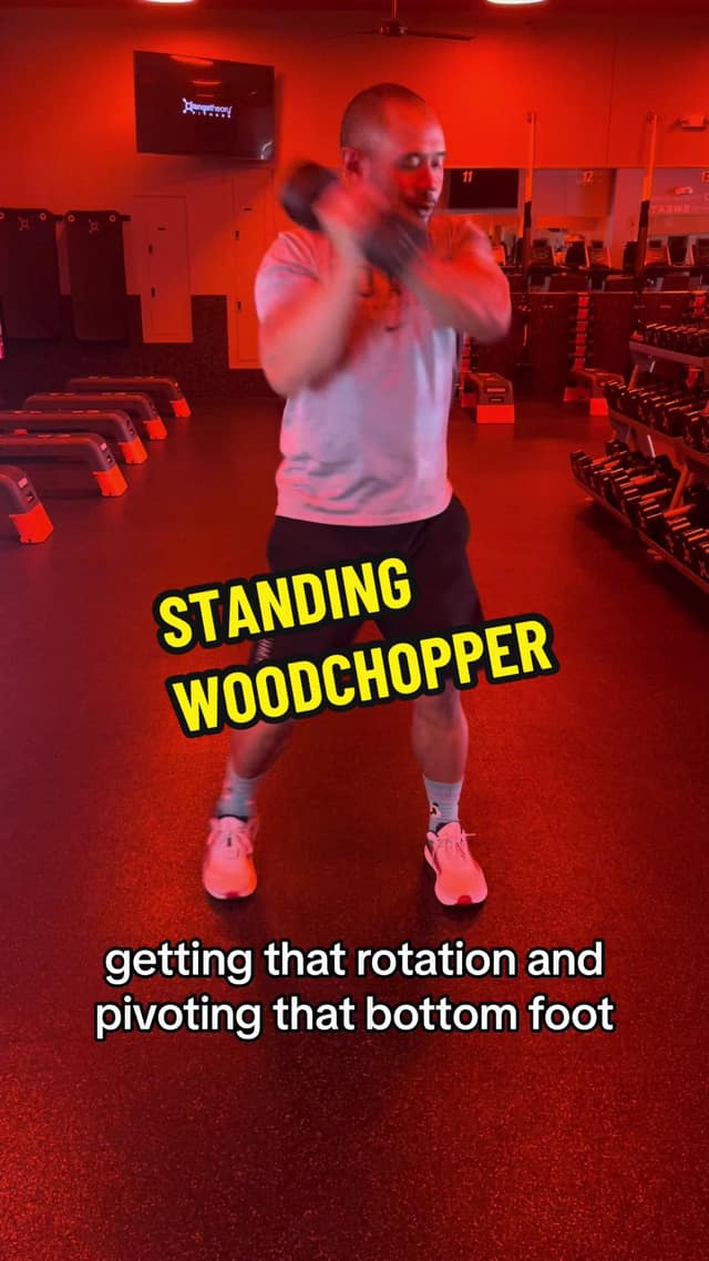 Standing woodchopper TikTok preview