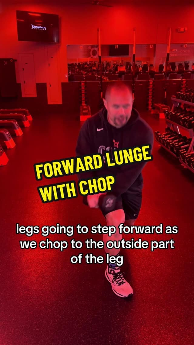 Forward Lunge with Chop TikTok preview