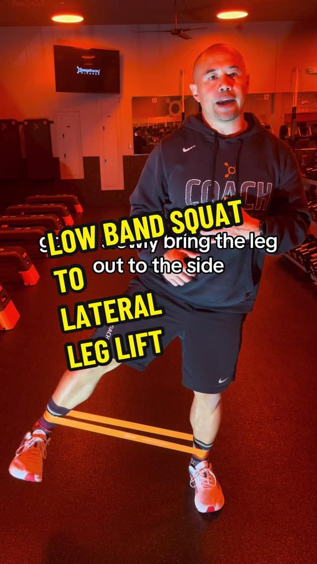 Low Band Squat to Lateral Leg Lift TikTok preview