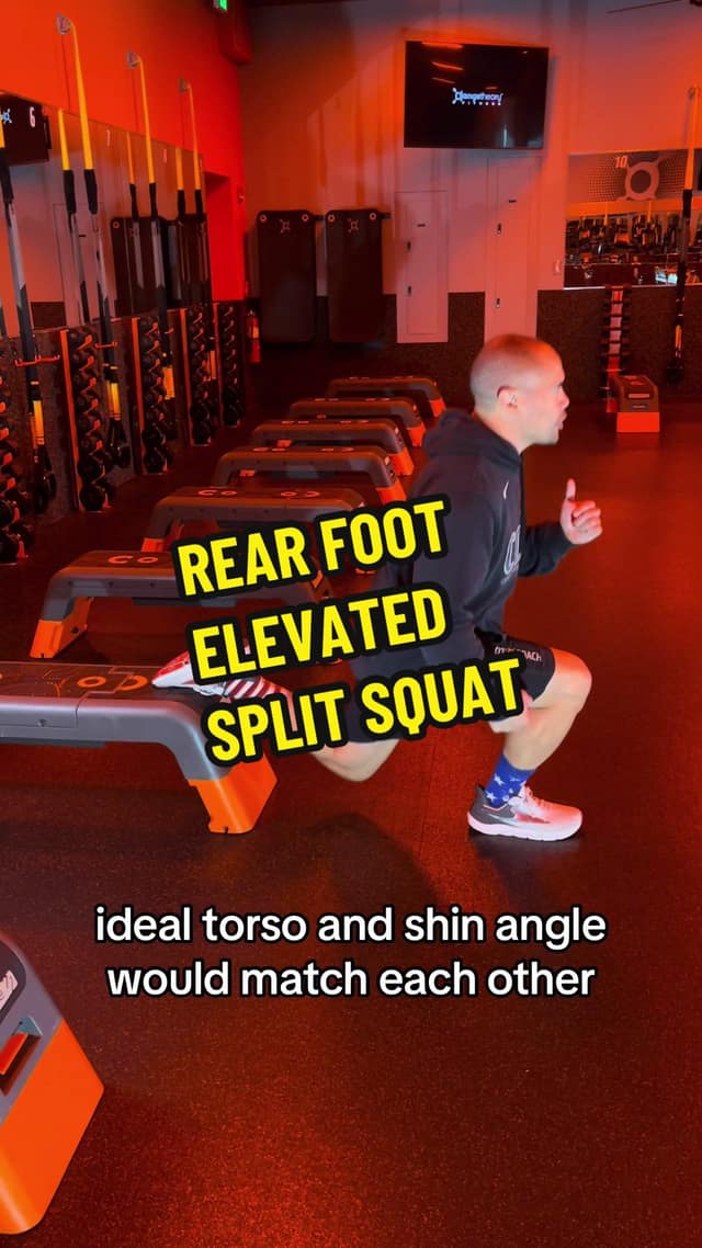 Rear-Foot-Elevated Split Squat (RFESS / Bulgarian Split Squat) TikTok preview