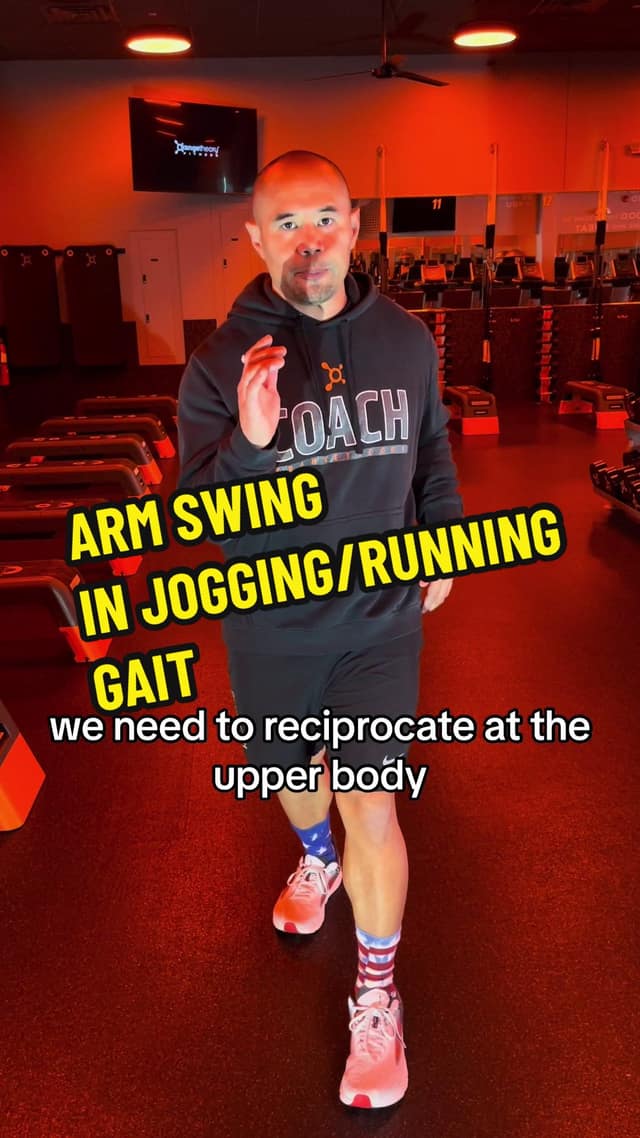 Arm swing in jogging/running gait TikTok preview