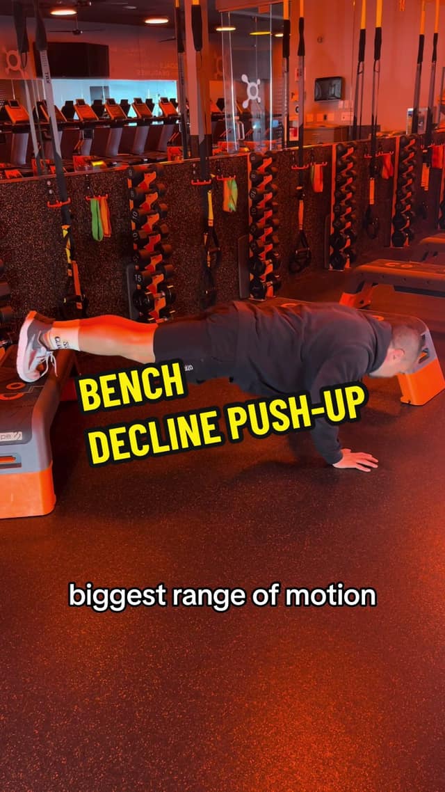 Bench Decline Push-ups TikTok preview