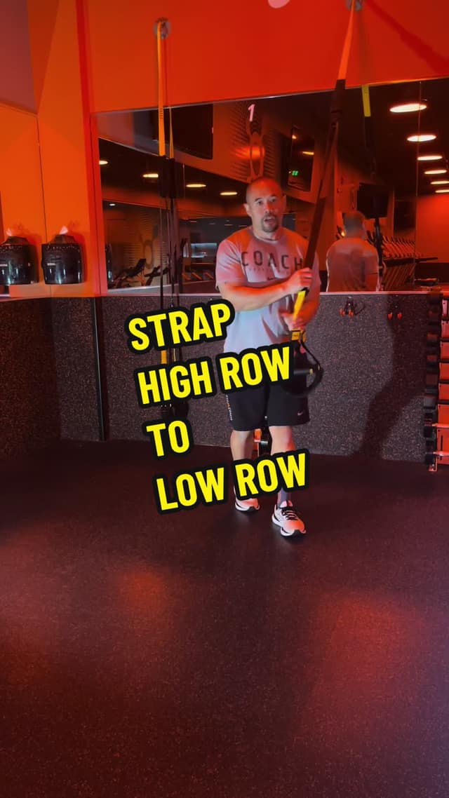 Strap High Row to Low Row TikTok preview