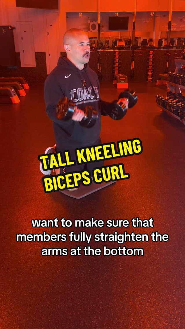 Tall Kneeling Biceps Curl TikTok preview