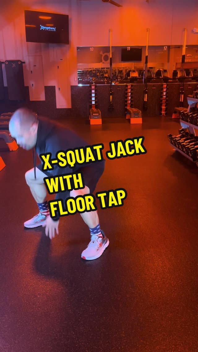 X-Squat Jack with Floor Tap TikTok preview