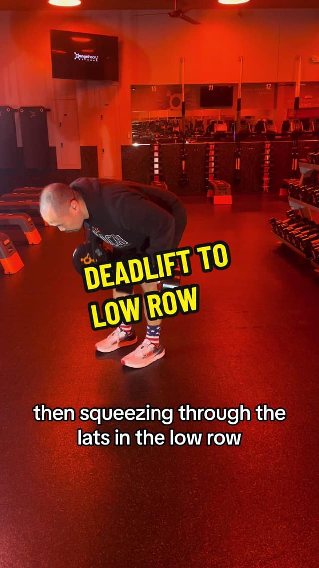 Deadlift to Low Row TikTok preview