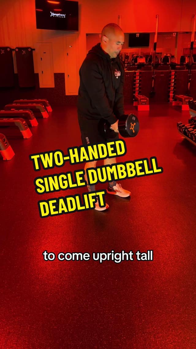 Two-Handed Single-Dumbbell Deadlift TikTok preview