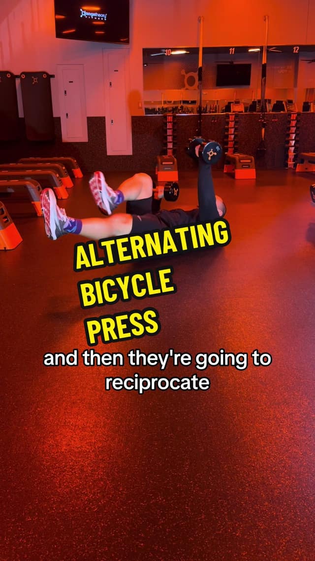 Alternating Bicycle Press TikTok preview