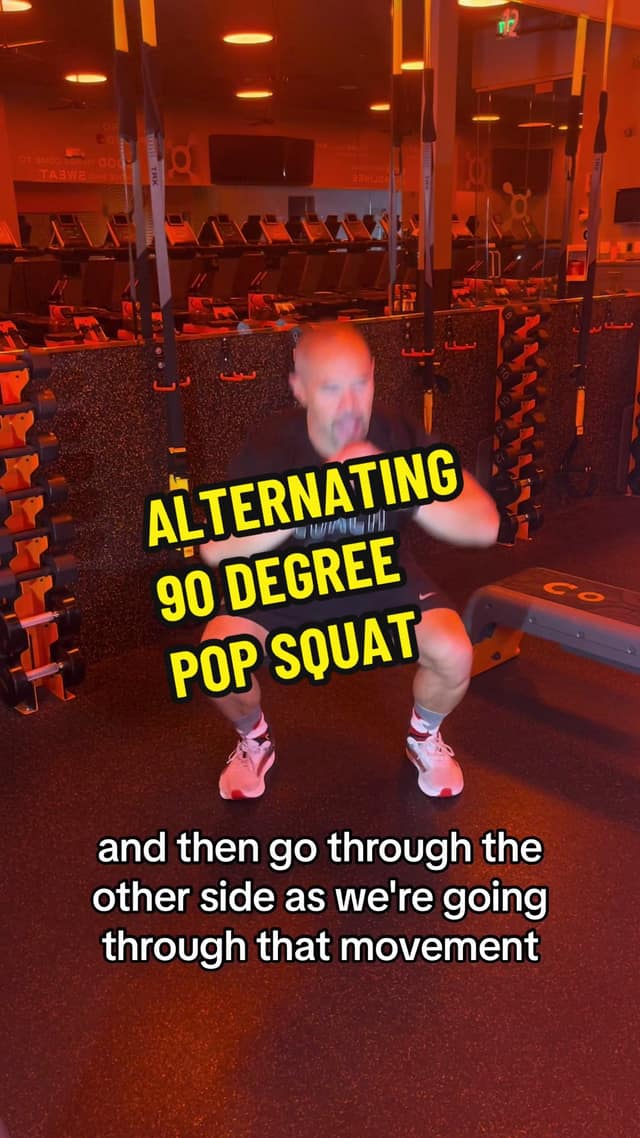 Alternating 90 Degree Pop Squat TikTok preview