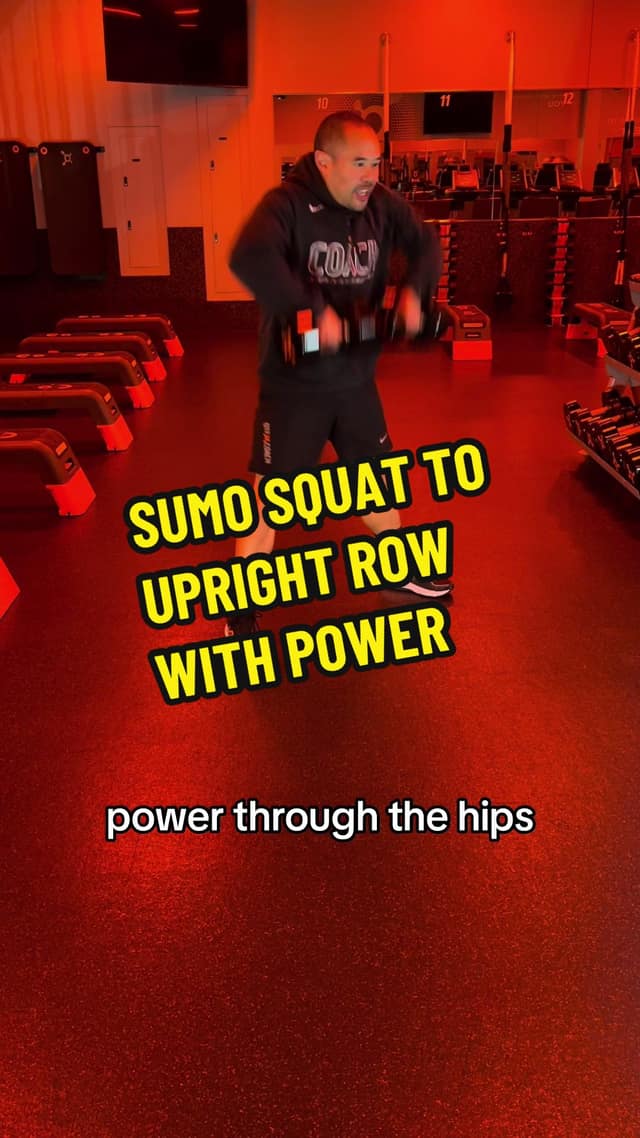Sumo Squat to Upright Row with Power TikTok preview