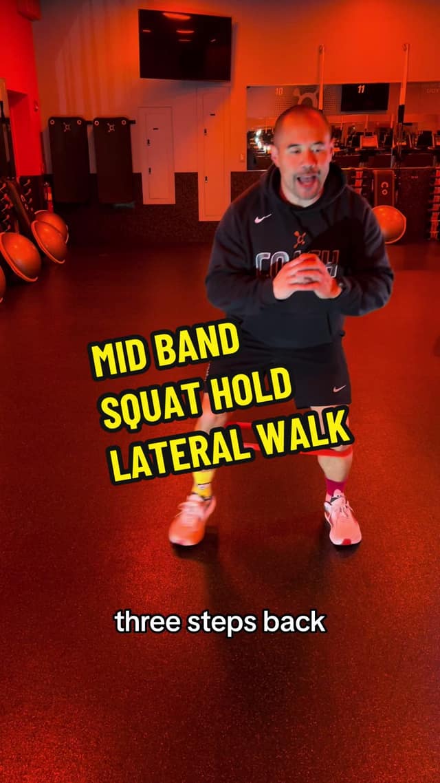 Mid-Band Squat-Hold Lateral Walk TikTok preview